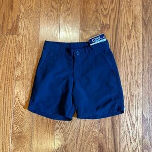 Chaps Boy’s Performance Shorts size 4 Navy Blue New with Tags